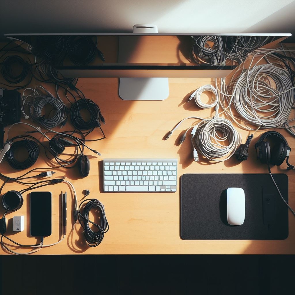 img of Cable Management 101: Essential Tips for Desk Organization